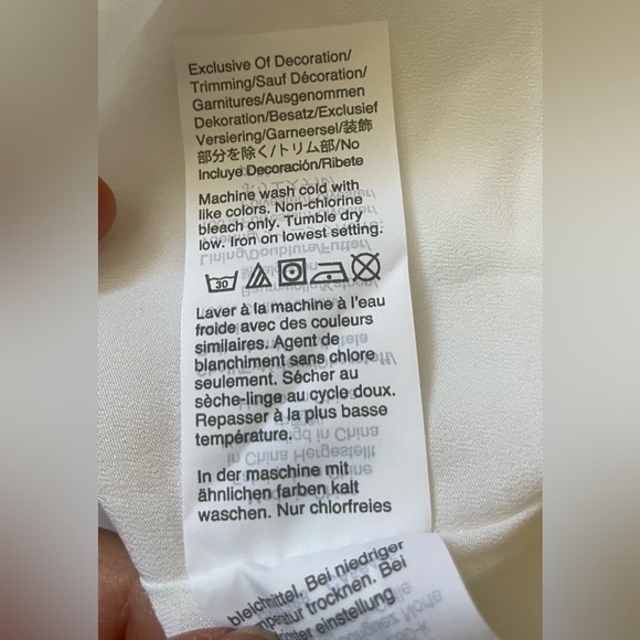 J.Crew one-shoulder maxi dress in cotton poplin w/ color ribbon stripes. Size 12 - Picture 14 of 14